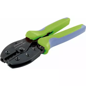 Alicate de cravar Schwaiger SOZG0100 preto azul verde 444g