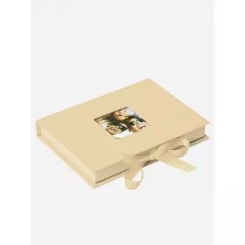 Caixa de oferta Walther Design Fun para 70 fotografias 13x18, creme (FB-112-H)