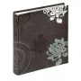 Álbum de fotografias Walther Design Grindy ME201B preto cinzento 200 folhas 11,5x15,5cm