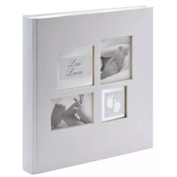 Álbum de fotografias Walther Design Little Foot Cinzento 60 folhas 13x18 cm