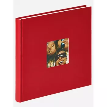 Álbum de fotografias Walther Design Fun vermelho 40 folhas M