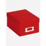 Caixa de arrumação Walther FB-115-R retangular papel vermelho