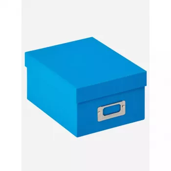 Caixa de arrumação Walther FB-115-U retangular papel azul