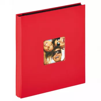 Álbum de fotografias Walther Design Fun vermelho 400 folhas XL