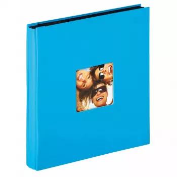 Álbum de fotografias Walther Fun azul-claro 400 bolsas 10x15cm