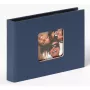 Álbum de fotografias Walther mini álbum de encaixe Fun azul 36 folhas