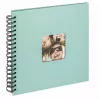 Álbum de fotografias Walther Fun menta 40 folhas encadernação em espiral