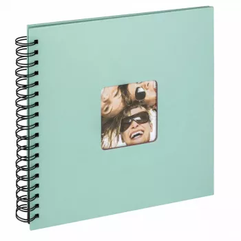 Álbum de fotografias Walther Fun menta 40 folhas encadernação em espiral