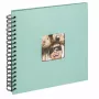 Álbum de fotografias Walther Fun menta 40 folhas encadernação em espiral