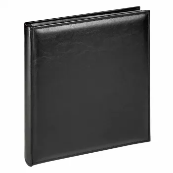 Álbum de fotografias Walther FA-386-B preto 50 folhas encadernação adesiva
