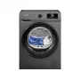 Máquina de secar roupa de carregamento frontal BOMANN WPT7154T — bomba de calor, 8 kg, preto/cinzento, 64 dB, classe energética D