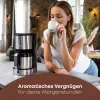 Máquina de café de filtro BOMANN KA6066CB depósito de água 1,2 l, 10 chávenas, preto e aço inoxidável