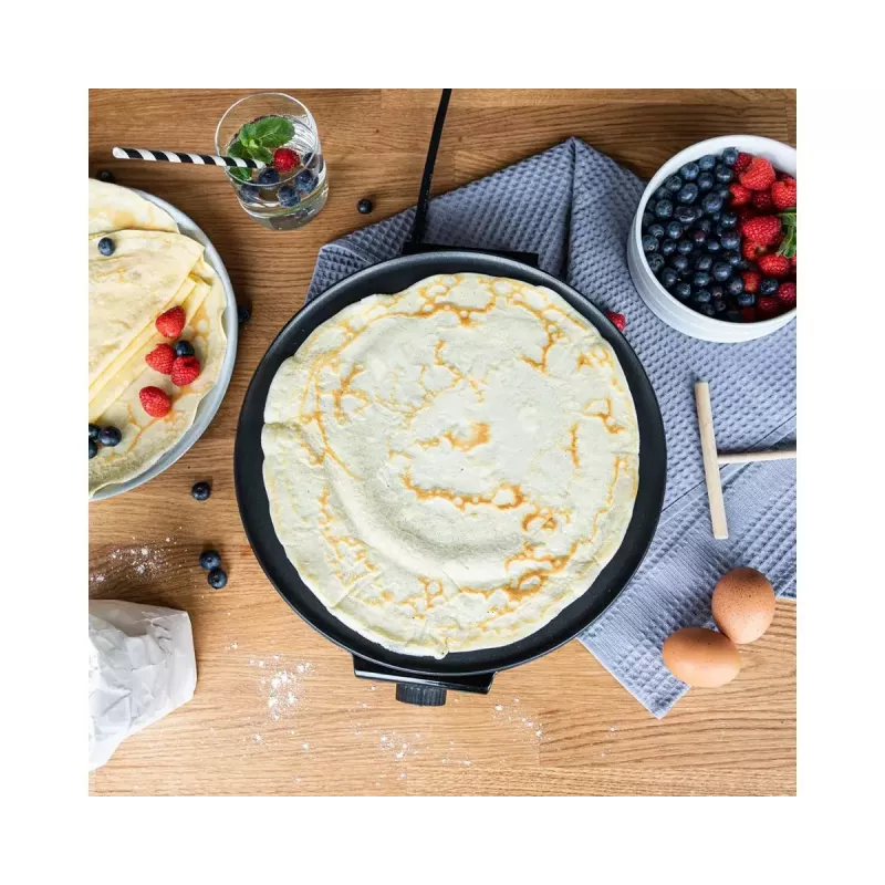 Máquina de crepes Cloer 6630 2 crepes preto aço inoxidável 30 cm