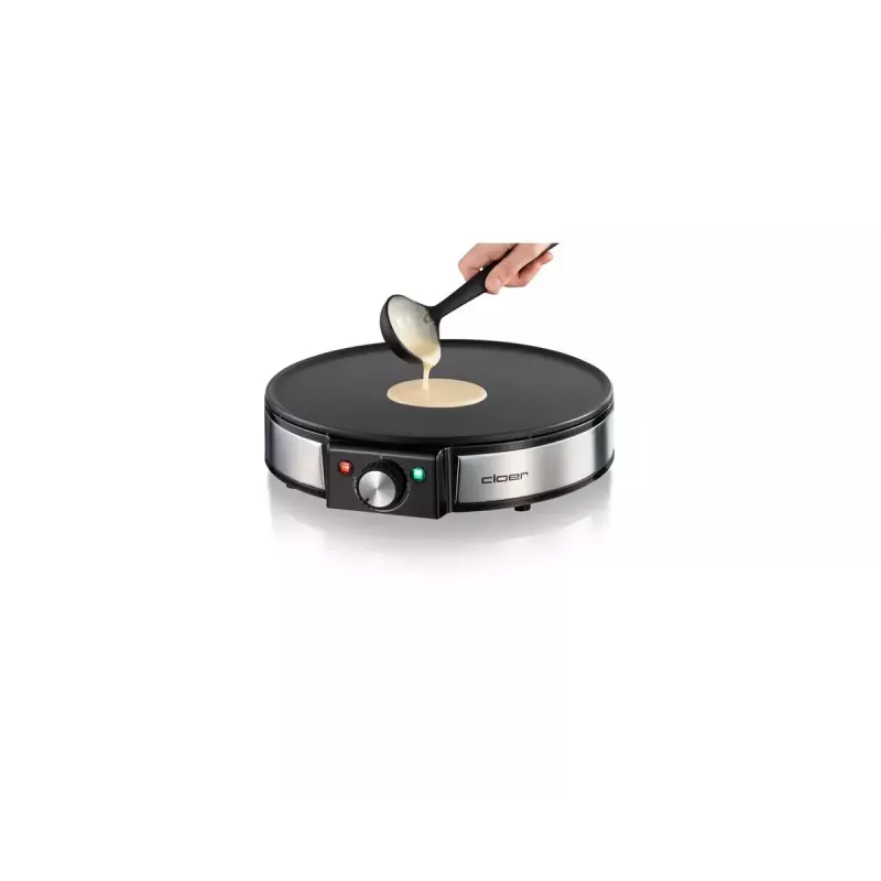 Máquina de crepes Cloer 6630 2 crepes preto aço inoxidável 30 cm