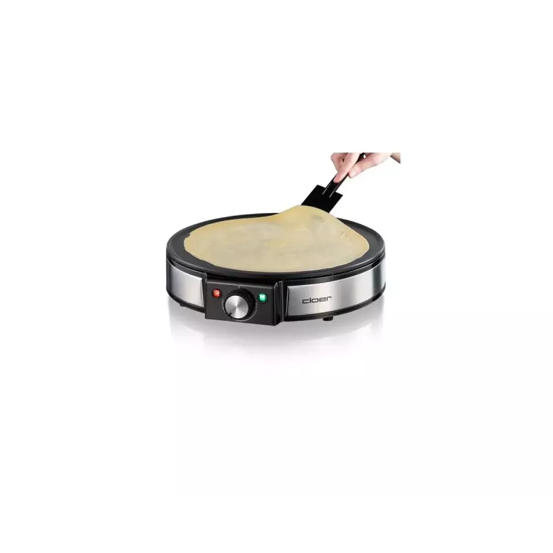 Máquina de crepes Cloer 6630 2 crepes preto aço inoxidável 30 cm