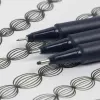 Fineliner Schneider Schreibgeräte Pictus preto azul verde vermelho 5 unid.