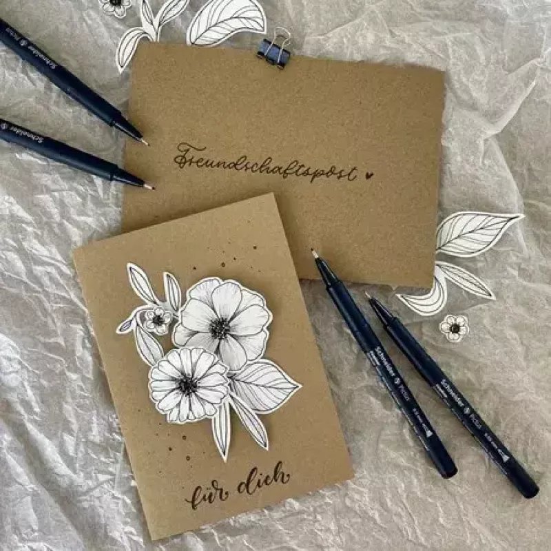 Fineliner Schneider Schreibgeräte Pictus preto 8 unid.
