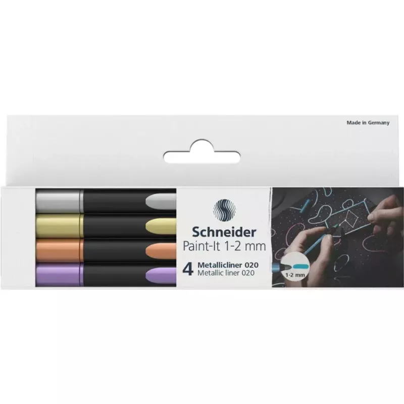 Marcador Paint Schneider Schreibgeräte ML02011501 cobre dourado prateado violeta