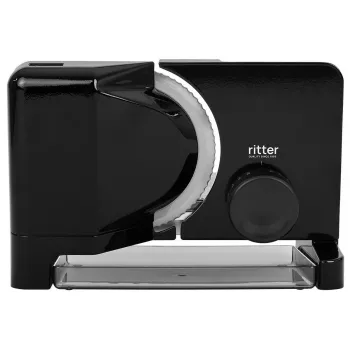 Máquina de cortar fiambre elétrica Ritter E 16 65 W preto metal espessura de corte 2 cm
