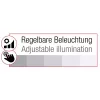 Moldura individual Reflecta LED Light Pad A3 super fina preta 44 x 29 cm