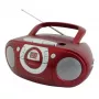 Sistema estéreo portátil Soundmaster SCD5100RO — CD/rádio/USB? (cinzento, vermelho)