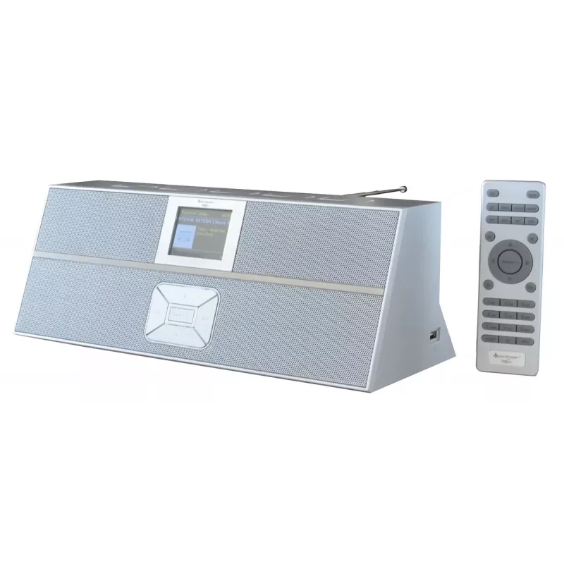 Rádio de internet Soundmaster IR3300SI — sintonizador digital, DAB+ e FM, 20 W RMS, ecrã TFT multicolor, USB-A, cinzento