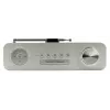 Rádio pessoal Soundmaster DAB700WE – analógico e digital (DAB+, FM), 12 W RMS, LCD 2,9 polegadas, MicroSD, prateado/branco