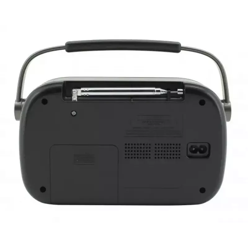 Rádio portátil Soundmaster DAB280 — DAB+, FM, analógico e digital, 1,2 W, preto, alimentação por rede/pilhas