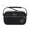 Rádio portátil Soundmaster DAB280 — DAB+, FM, analógico e digital, 1,2 W, preto, alimentação por rede/pilhas