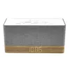 Rádio despertador Soundmaster UR630WE – FM/PLL/FM, 6 W RMS, cinzento/branco, alimentação por CA e pilhas AAA