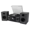 Sistema de áudio doméstico Soundmaster MCD1950SW — 20 W RMS, DAB+/FM, reprodução de CD/MP3, AUX de 3,5 mm, alimentação por rede (preto)