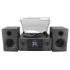 Sistema de áudio doméstico Soundmaster MCD1950SW — 20 W RMS, DAB+/FM, reprodução de CD/MP3, AUX de 3,5 mm, alimentação por rede (preto)