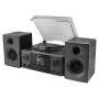 Sistema de áudio doméstico Soundmaster MCD1950SW — 20 W RMS, DAB+/FM, reprodução de CD/MP3, AUX de 3,5 mm, alimentação por rede (preto)