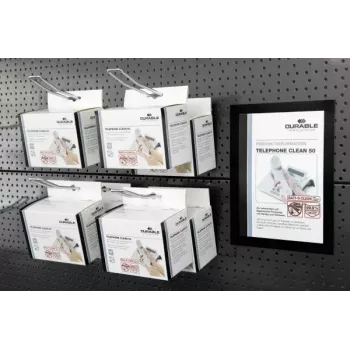 Moldura magnética Durable DURAFRAME A5 prateada