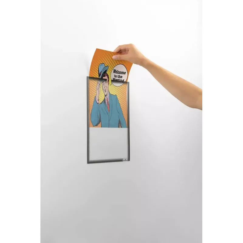 Suporte de documentos Durable 400657 A4 cinzento 236x323 mm 5 unidades