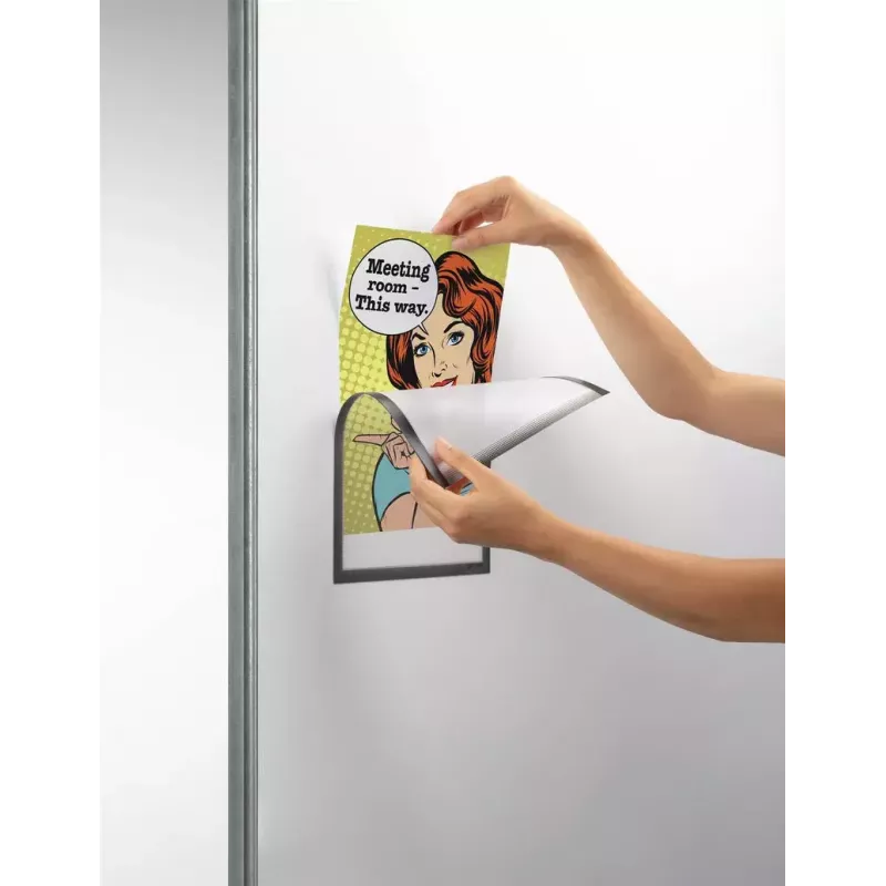 Suporte de documentos Durable 400757 A4 cinzento 236x323 mm 5 unidades