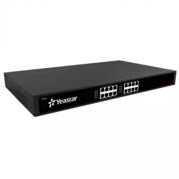 Gateway/unidade de controlo Yeastar TA1600 10 100 Mbit/s preto rack 1U