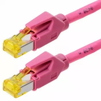 Cabo de rede Helos 120086 magenta 3 m Cat6a S/FTP