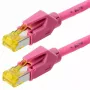 Cabo de rede Helos 120086 magenta 3 m Cat6a S/FTP