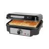 Máquina de waffles ProfiCook PC-WA 1240 2 waffles 1000 W preta aço inoxidável