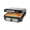 Máquina de waffles ProfiCook PC-WA 1241 4 waffles 1200 W preta aço inoxidável