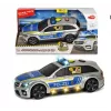 Carro Dickie Toys Mercedes Benz E43 AMG Police preto azul prateado amarelo