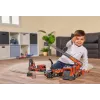 Carro de bombeiros Dickie Toys Scania escada giratória preto cinzento vermelho