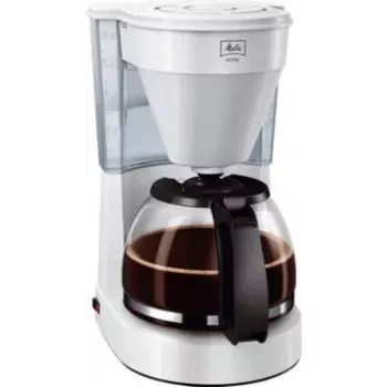 Máquina de café de filtro MELITTA 1023-01 — totalmente automática, café moído, jarro de 10 chávenas, 1050 W, branco