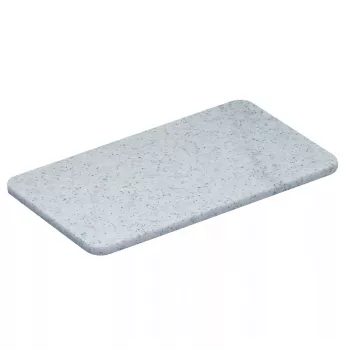 Tábua de corte Zassenhaus 060010 retangular polietileno cinzento