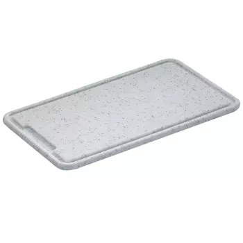 Tábua de corte Zassenhaus 060072 retangular polietileno cinzento