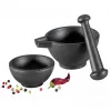 Conjunto de almofariz Zassenhaus, 3 peças, ferro fundido