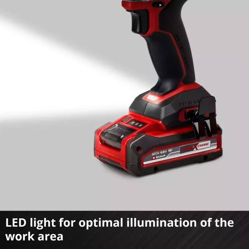 Parafusadeira de impacto com bateria EINHELL TP-CI 18/250-C Li BL, 18 V, sem escovas – caixa (sem bateria/carregador)
