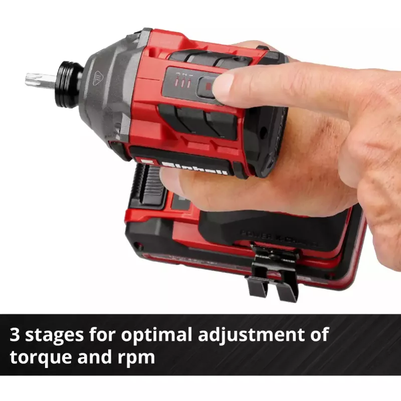 Parafusadeira de impacto com bateria EINHELL TP-CI 18/250-C Li BL, 18 V, sem escovas – caixa (sem bateria/carregador)