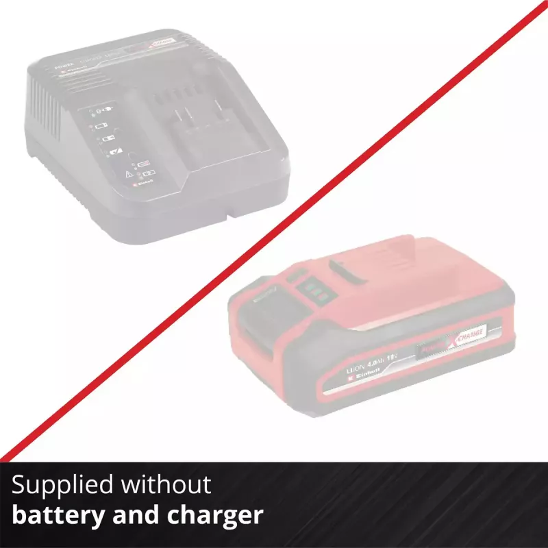 Aparador de relva com bateria EINHELL Power X-Change GC-CT 18/2411 Li P-Solo, 18 V, vermelho/preto (bateria e carregador não incluídos)